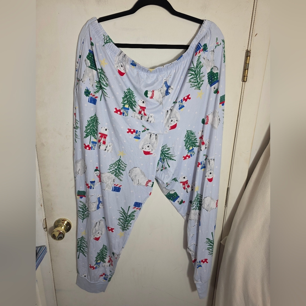 Joyspun Pajama Set Winter Polar Bear Christmas Plus Size 2X (18/20W) - Picture 3 of 9